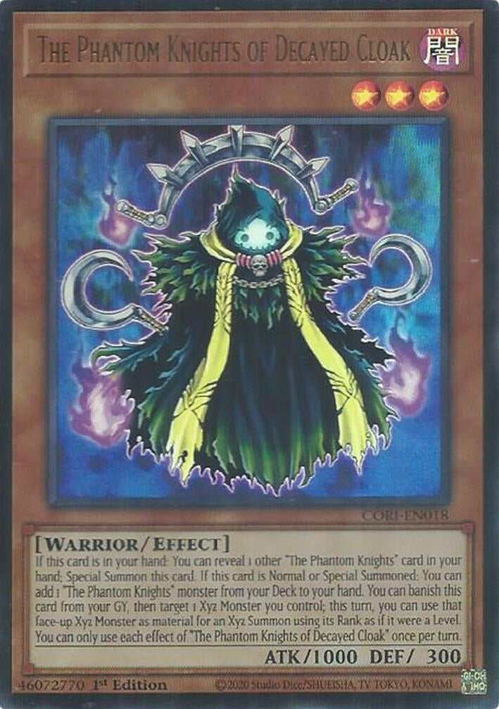 Image for The Phantom Knights of Decayed Cloak (CORI-EN018) [Chaos Origins] {CORI} - YuGiOh