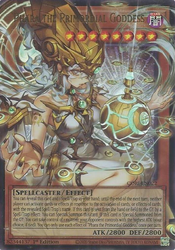 Image for Phara the Primordial Goddess (Extended Art) (CORI-EN022) [Chaos Origins] {CORI} - YuGiOh