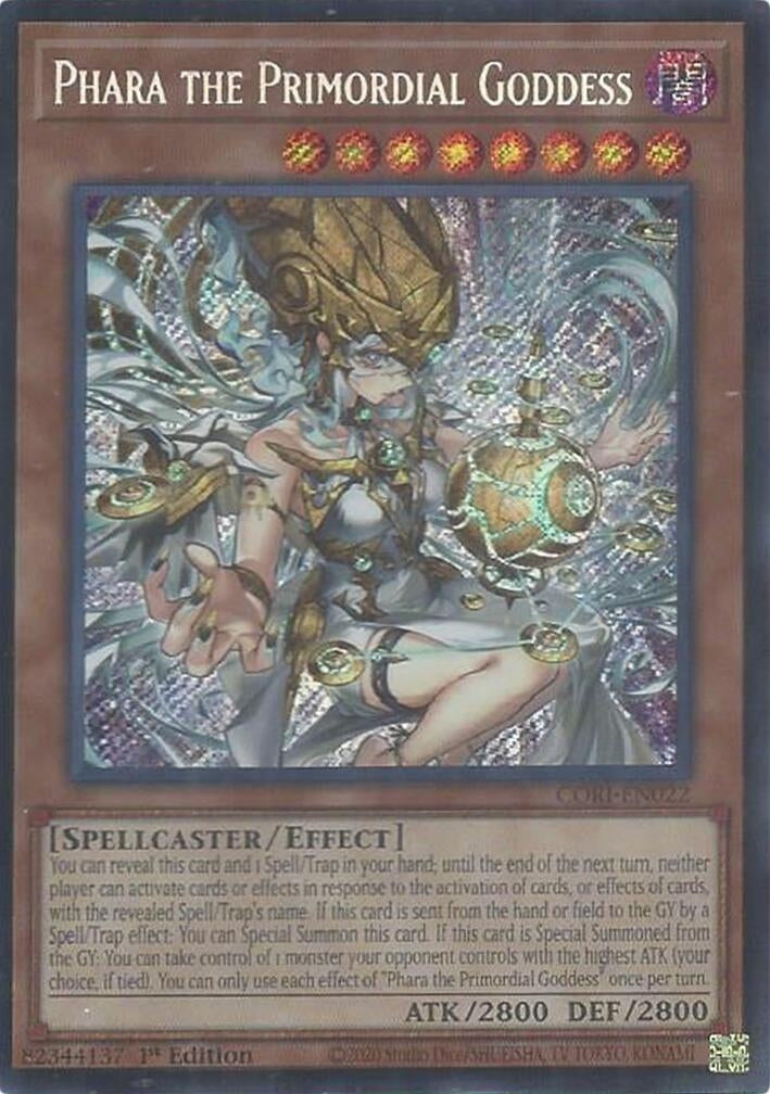 Image for Phara the Primordial Goddess (Secret Rare) (CORI-EN022) [Chaos Origins] {CORI} - YuGiOh