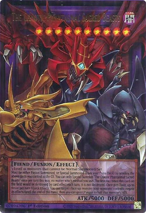Image for The Chaotic Phantasmal Sacred Beasts (CORI-EN029) [Chaos Origins] {CORI} - YuGiOh