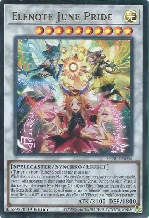 Image for Elfnote June Pride (CORI-EN035) [Chaos Origins] {CORI} - YuGiOh