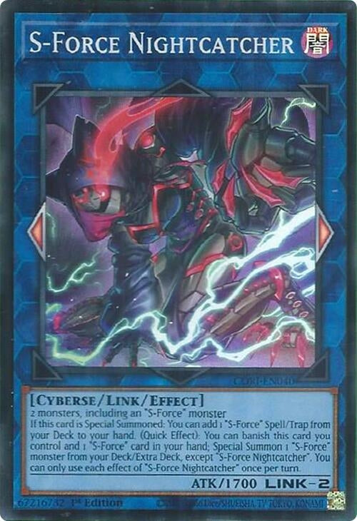 Image for S-Force Nightcatcher (CORI-EN040) [Chaos Origins] {CORI} - YuGiOh