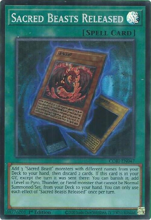 Image for Sacred Beasts Released (CORI-EN047) [Chaos Origins] {CORI} - YuGiOh