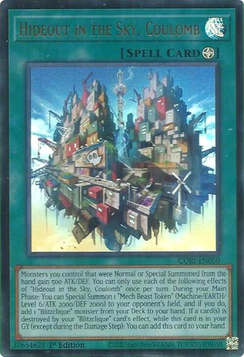 Image for Hideout in the Sky, Coulomb (CORI-EN050) [Chaos Origins] {CORI} - YuGiOh