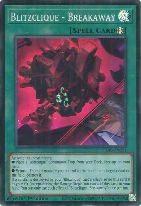 Image for Blitzclique - Breakaway (CORI-EN051) [Chaos Origins] {CORI} - YuGiOh