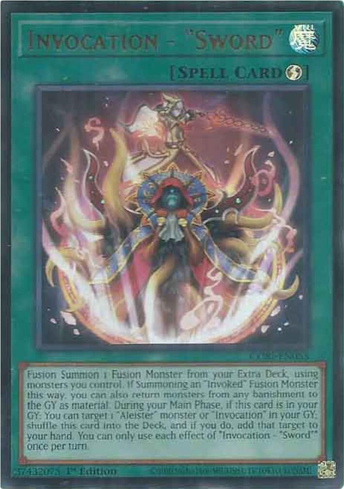 Image for Invocation - "Sword" (CORI-EN053) [Chaos Origins] {CORI} - YuGiOh