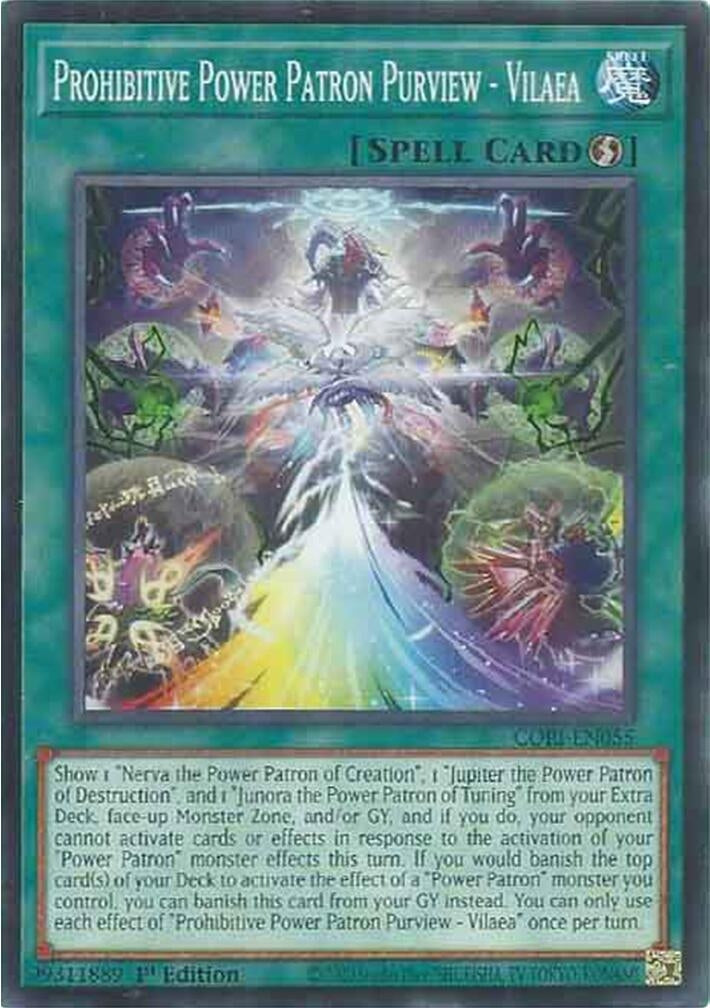 Image for Prohibitive Power Patron Purview - Vilaea (CORI-EN055) [Chaos Origins] {CORI} - YuGiOh