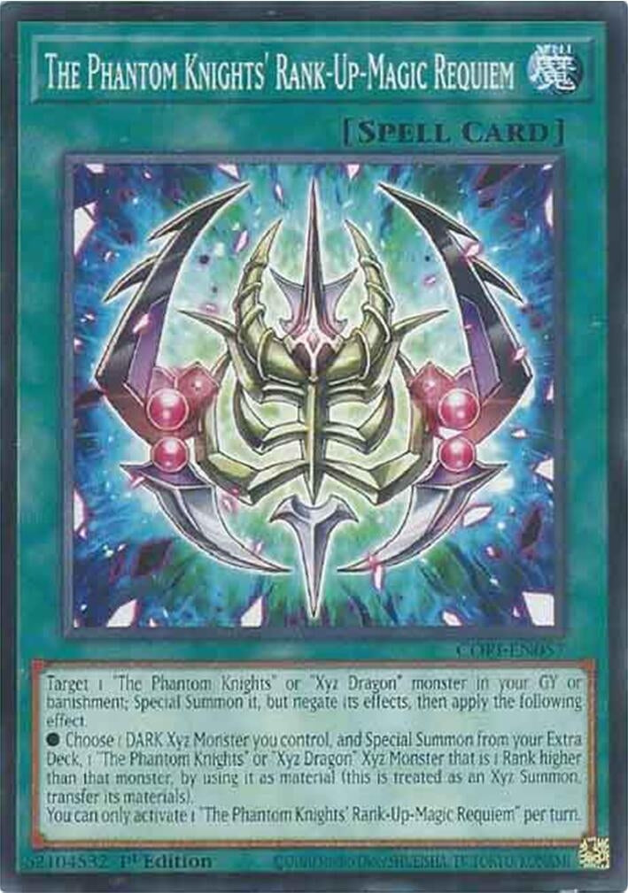 Image for The Phantom Knights' Rank-Up-Magic Requiem (CORI-EN057) [Chaos Origins] {CORI} - YuGiOh