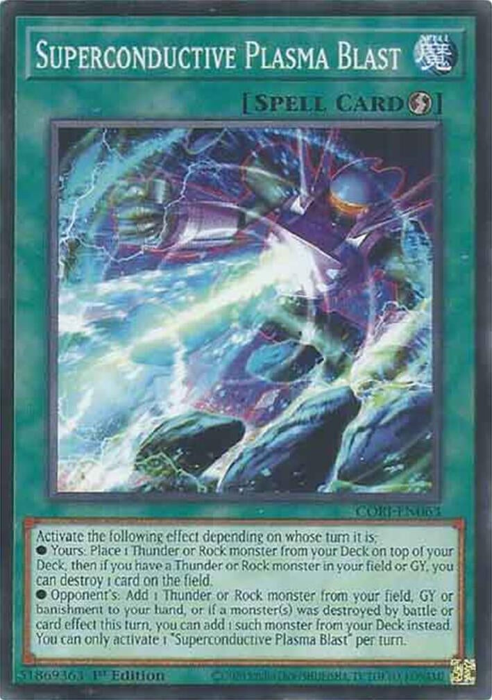 Image for Superconductive Plasma Blast (CORI-EN063) [Chaos Origins] {CORI} - YuGiOh