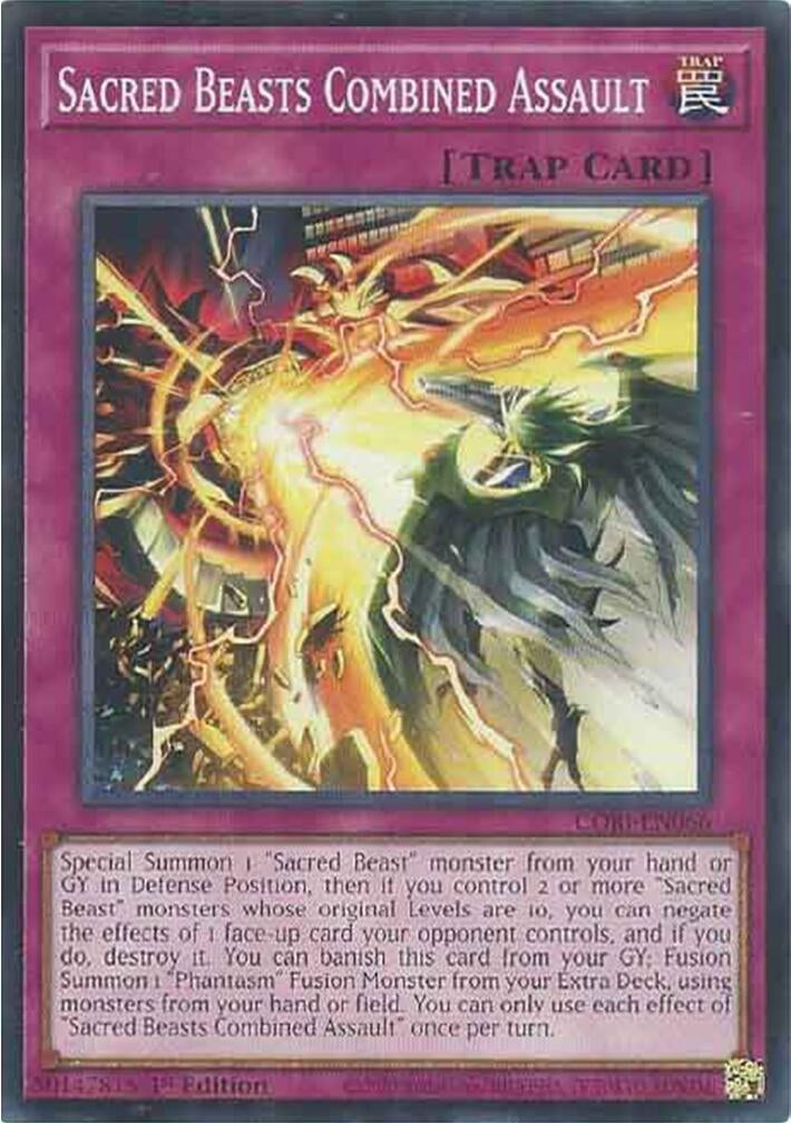Image for Sacred Beasts Combined Assault (CORI-EN066) [Chaos Origins] {CORI} - YuGiOh