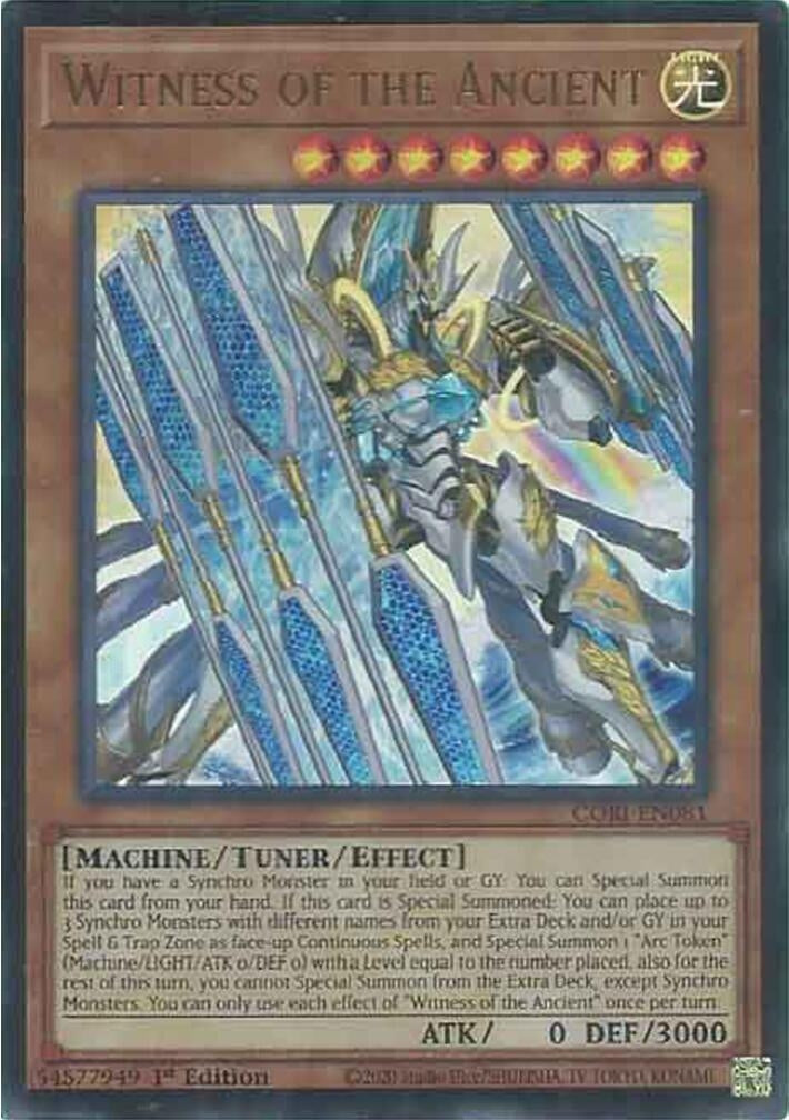 Image for Witness of the Ancient (CORI-EN081) [Chaos Origins] {CORI} - YuGiOh