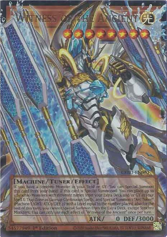 Image for Witness of the Ancient (Extended Art) (CORI-EN081) [Chaos Origins] {CORI} - YuGiOh