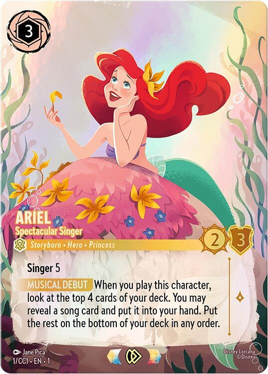 Image for Ariel - Spectacular Singer (1) [Disney Lorcana Promo Cards] - Disney Lorcana
