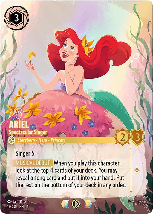 Image for Ariel - Spectacular Singer (1) [Disney Lorcana Promo Cards] - Disney Lorcana