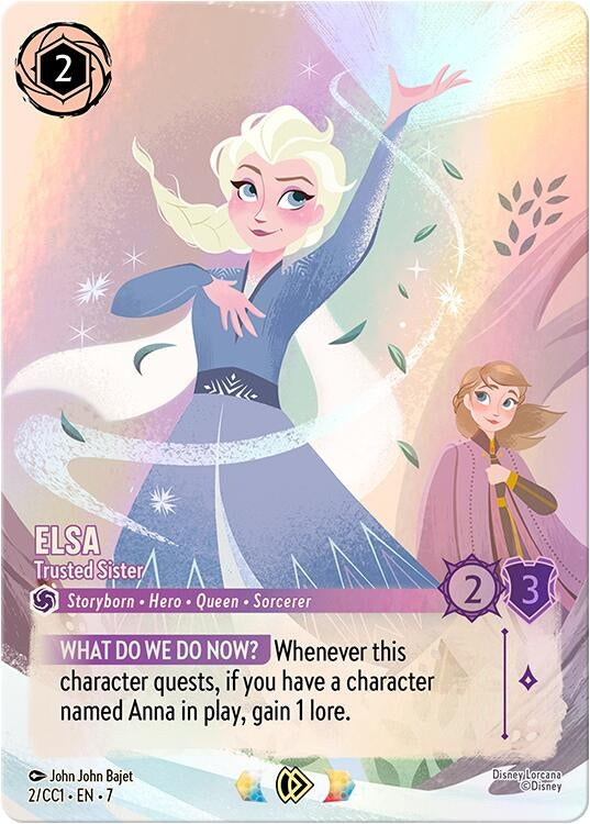 Image for Elsa - Trusted Sister (2) [Disney Lorcana Promo Cards] - Disney Lorcana