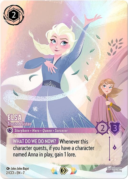 Image for Elsa - Trusted Sister (2) [Disney Lorcana Promo Cards] - Disney Lorcana