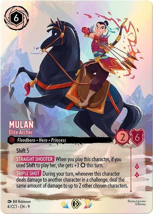 Image for Mulan - Elite Archer (4) [Disney Lorcana Promo Cards] - Disney Lorcana