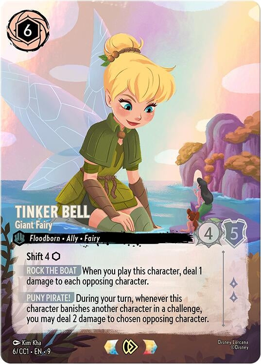 Image for Tinker Bell - Giant Fairy (6/CC1) (6) [Disney Lorcana Promo Cards] - Disney Lorcana