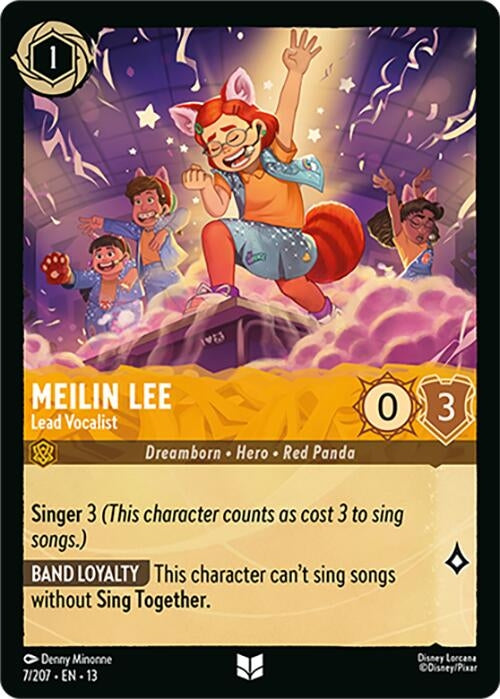 Image for Meilin Lee - Lead Vocalist (7/204) [Attack of the Vine!] {13} - Disney Lorcana