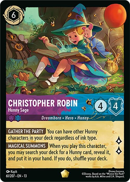 Image for Christopher Robin - Hunny Sage (61/204) [Attack of the Vine!] {13} - Disney Lorcana