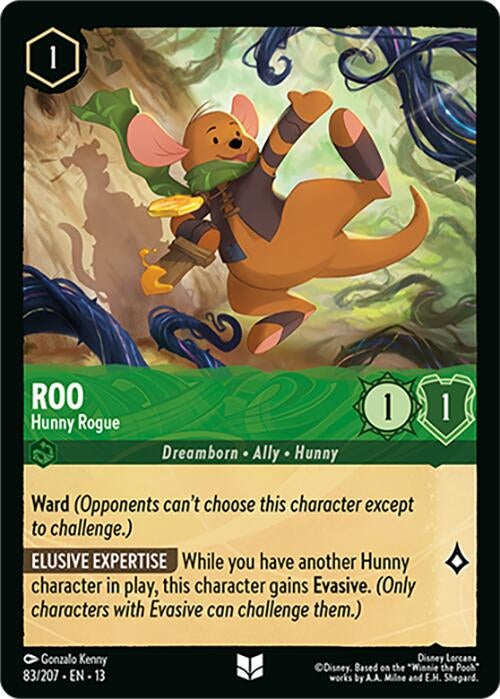 Image for Roo - Hunny Rogue (83/204) [Attack of the Vine!] {13} - Disney Lorcana