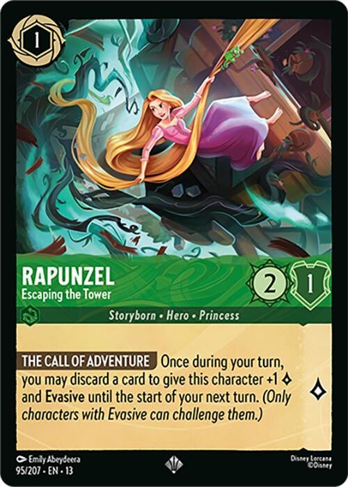 Image for Rapunzel - Escaping the Tower (95/204) [Attack of the Vine!] {13} - Disney Lorcana