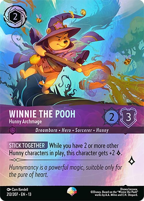 Image for Winnie the Pooh - Hunny Archmage (Epic) (212/204) [Attack of the Vine!] {13} - Disney Lorcana