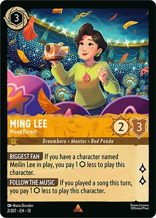 Image for Ming Lee - Proud Parent (2/204) [Attack of the Vine!] {13} - Disney Lorcana
