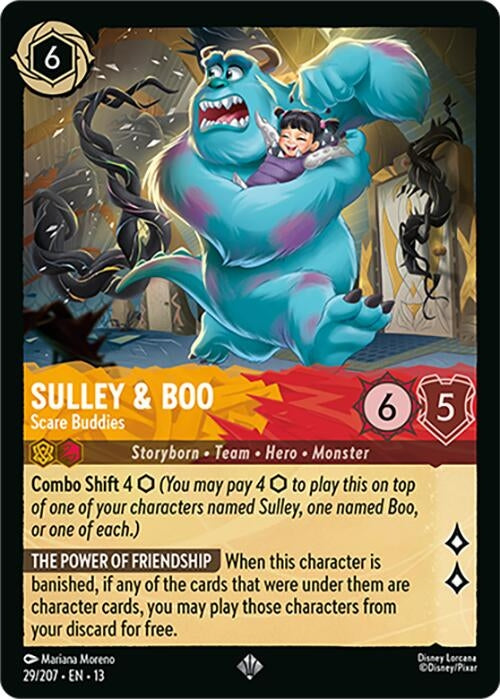 Image for Sulley & Boo - Scare Buddies (29/204) [Attack of the Vine!] {13} - Disney Lorcana