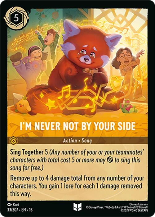 Image for I'm Never Not by Your Side (33/204) [Attack of the Vine!] {13} - Disney Lorcana