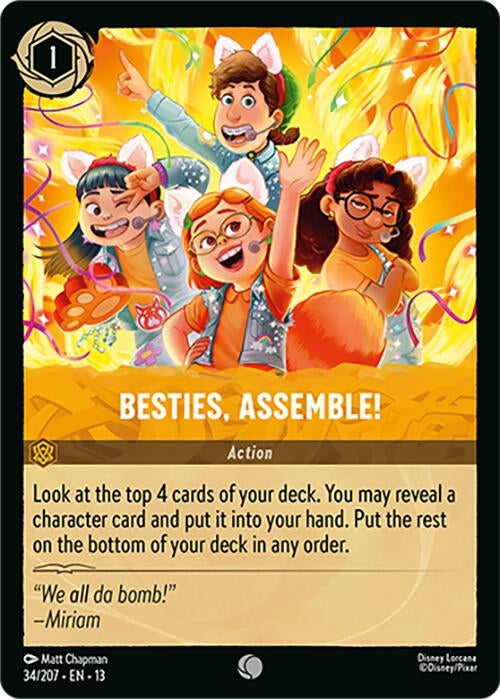 Image for Besties, Assemble! (34/204) [Attack of the Vine!] {13} - Disney Lorcana