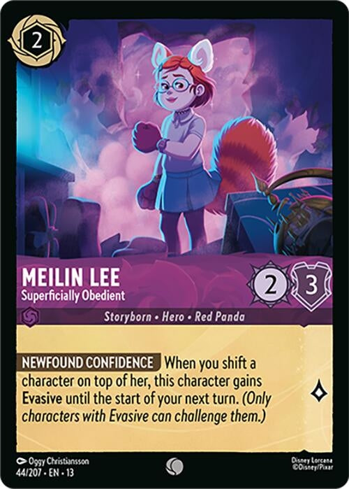 Image for Meilin Lee - Superficially Obedient (44/204) [Attack of the Vine!] {13} - Disney Lorcana