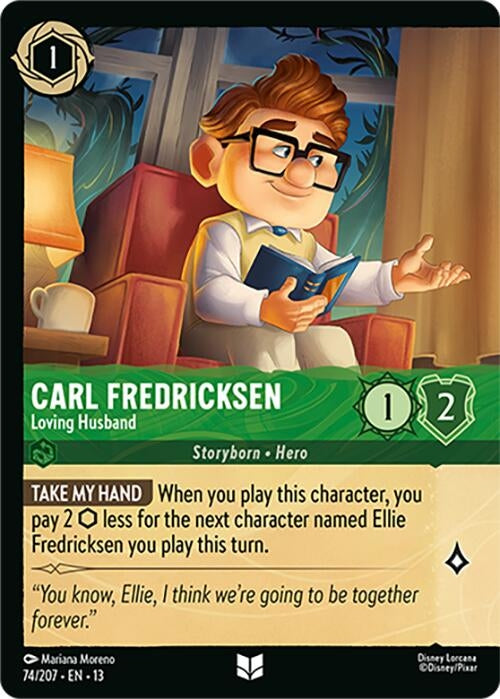 Image for Carl Fredricksen - Loving Husband (Foil) (74/204) [Attack of the Vine!] {13} - Disney Lorcana