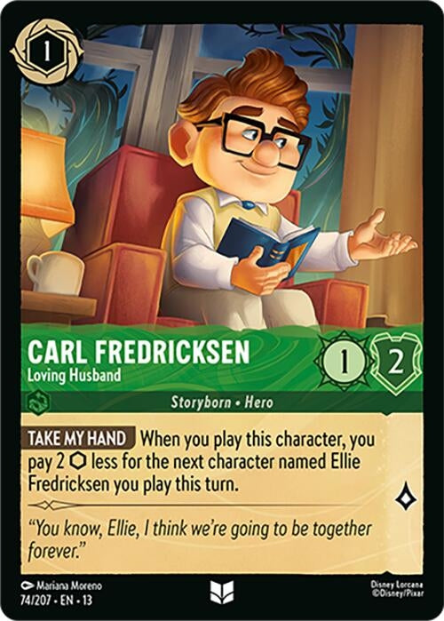 Image for Carl Fredricksen - Loving Husband (74/204) [Attack of the Vine!] {13} - Disney Lorcana