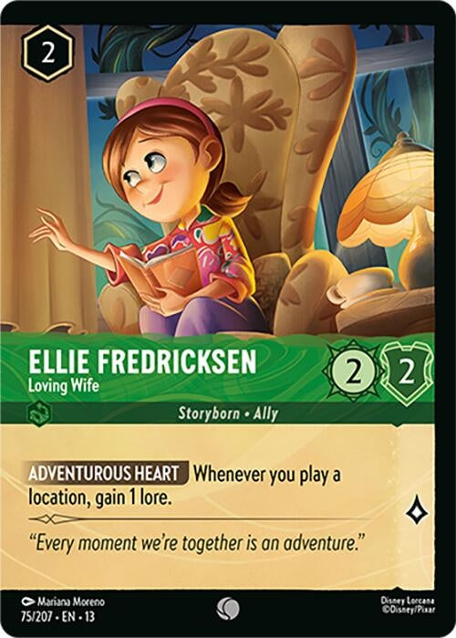 Image for Ellie Fredricksen - Loving Wife (Foil) (75/204) [Attack of the Vine!] {13} - Disney Lorcana