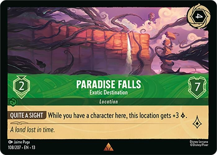 Image for Paradise Falls - Exotic Destination (108/204) [Attack of the Vine!] {13} - Disney Lorcana