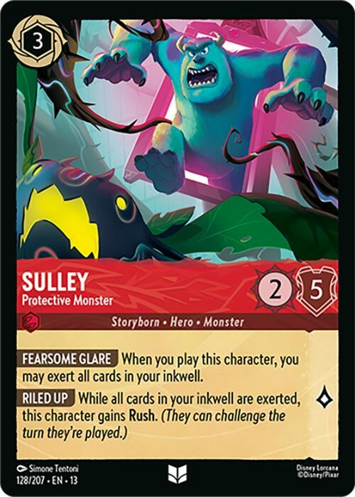 Image for Sulley - Protective Monster (128/204) [Attack of the Vine!] {13} - Disney Lorcana