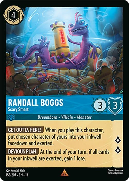 Image for Randall Boggs - Scary Smart (153/204) [Attack of the Vine!] {13} - Disney Lorcana