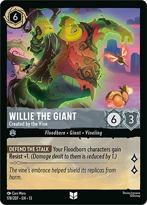 Image for Willie the Giant - Created by the Vine (178/204) [Attack of the Vine!] {13} - Disney Lorcana