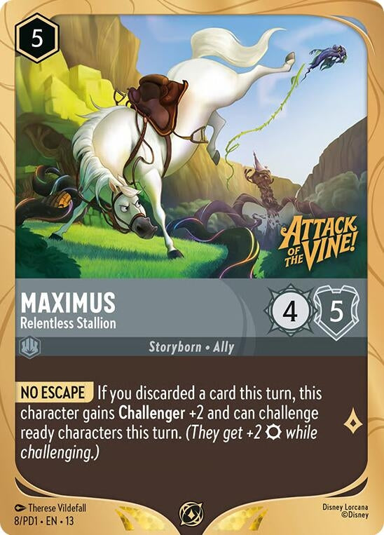 Image for Maximus - Relentless Stallion (8) [Disney Lorcana Promo Cards] - Disney Lorcana