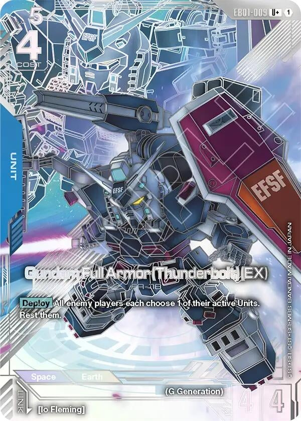 Image for Gundam Full Armor (Thunderbolt) (EX) (U+) (EB01-009) [Eternal Nexus] {EB01} - Gundam Card Game