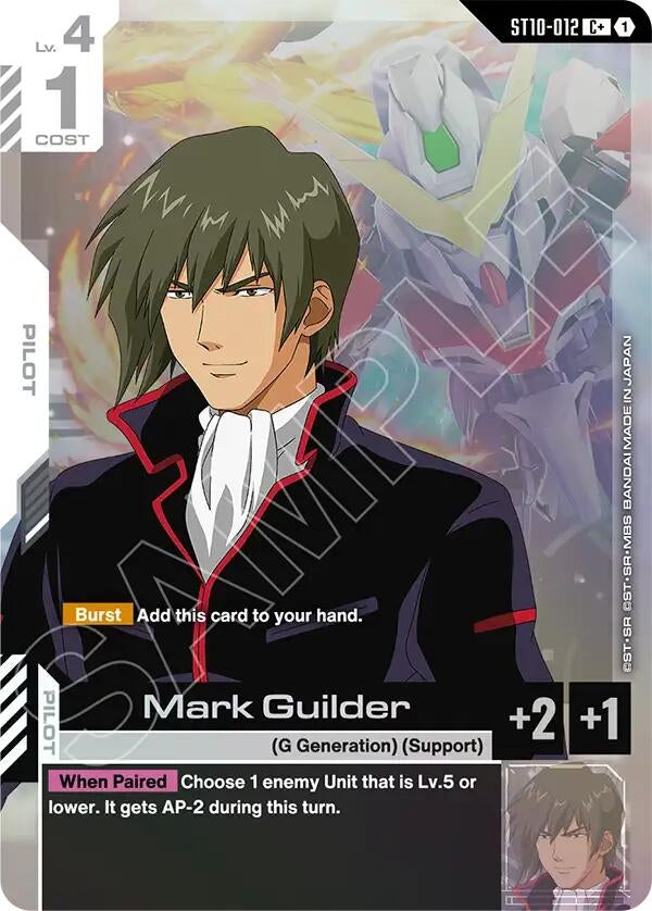 Image for Mark Guilder (C+) (ST10-012) [Starter Deck 10: Generation Pulse] {ST10} - Gundam Card Game