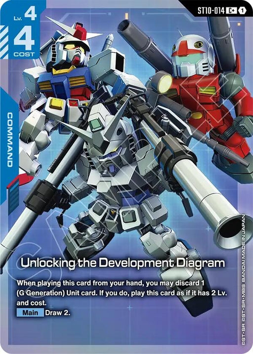 Image for Unlocking the Development Diagram (C+) (ST10-014) [Starter Deck 10: Generation Pulse] {ST10} - Gundam Card Game
