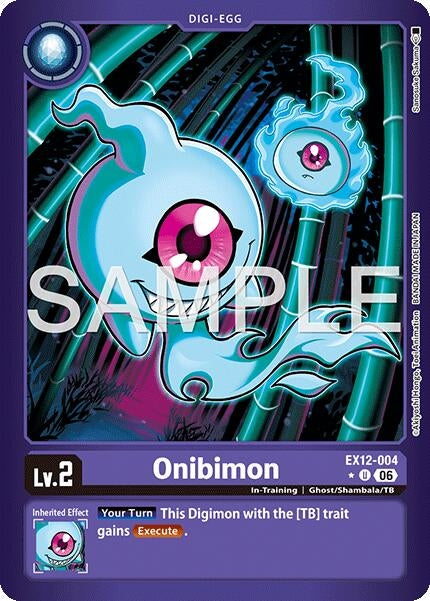 Image for Onibimon (Limited Foil) (EX12-004 U) [Digital World Shambala] {EX-12} - Digimon Card Game