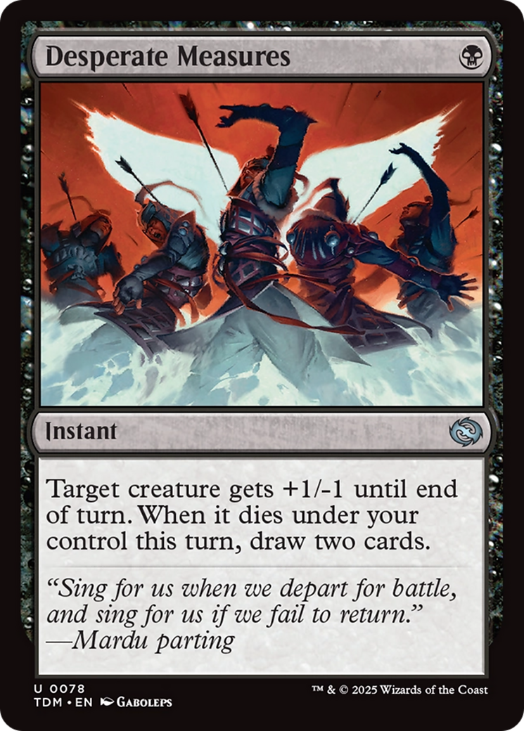 Desperate Measures (78) [Tarkir: Dragonstorm]