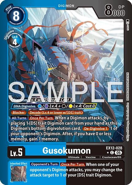 Image for Gusokumon (Limited Foil) (EX12-028 C) [Digital World Shambala] {EX-12} - Digimon Card Game