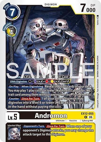 Image for Andromon (EX12-055 R) [Digital World Shambala] {EX-12} - Digimon Card Game