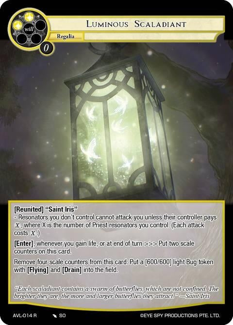 Image for Luminous Scaladiant (AVL-014 R) [Attack on Velmardia] - Force of Will