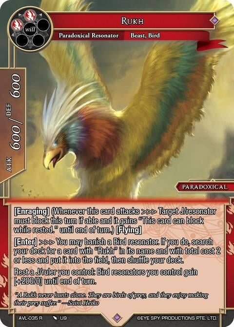 Image for Rukh (AVL-035 R) [Attack on Velmardia] - Force of Will