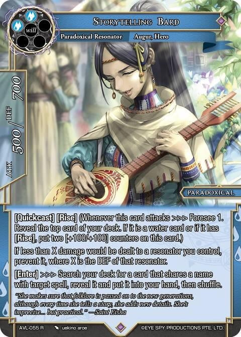 Image for Storytelling Bard (AVL-055 R) [Attack on Velmardia] - Force of Will